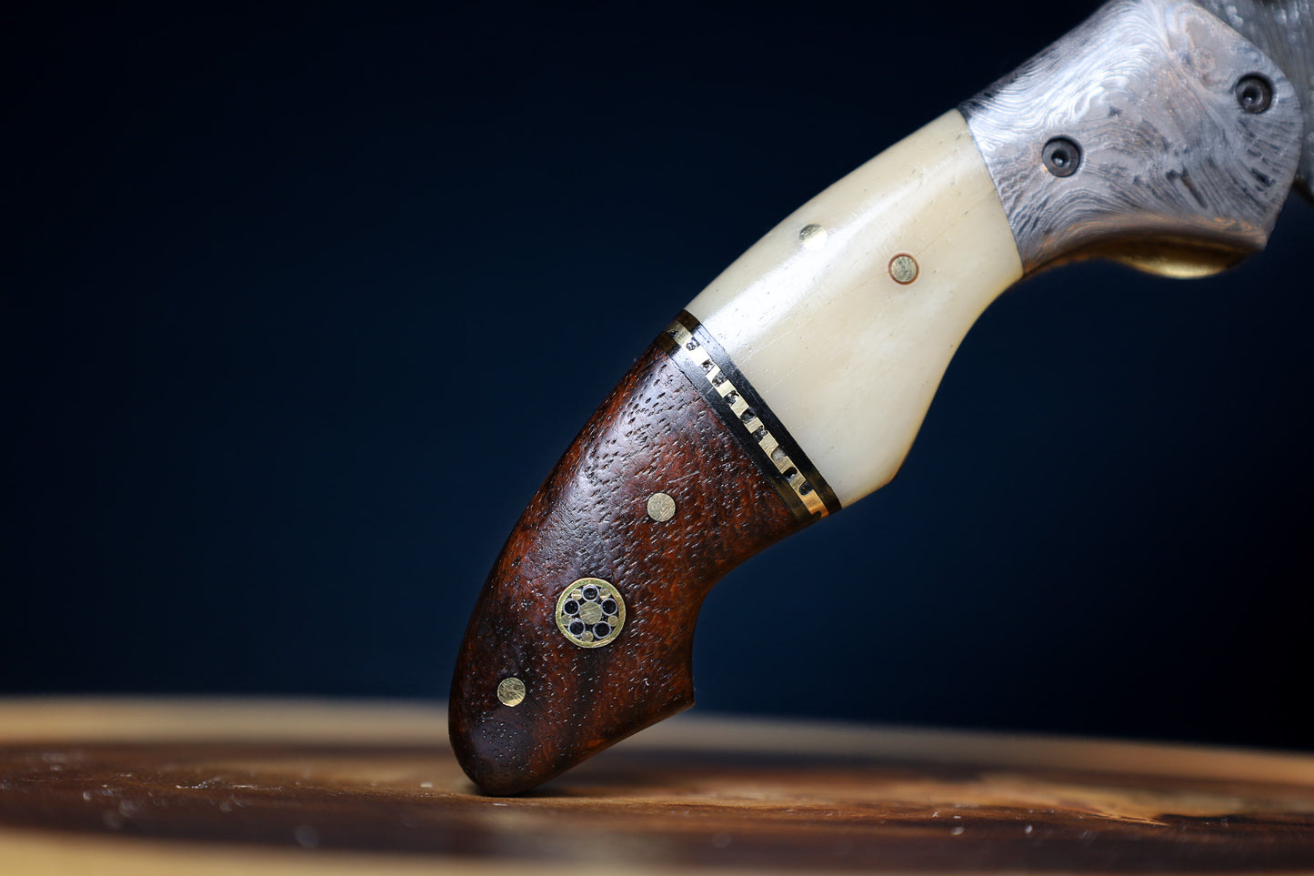 Desert Camel - Pocket Knife | Damascus Steel